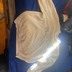 Playboy Kids White Sweatshirt